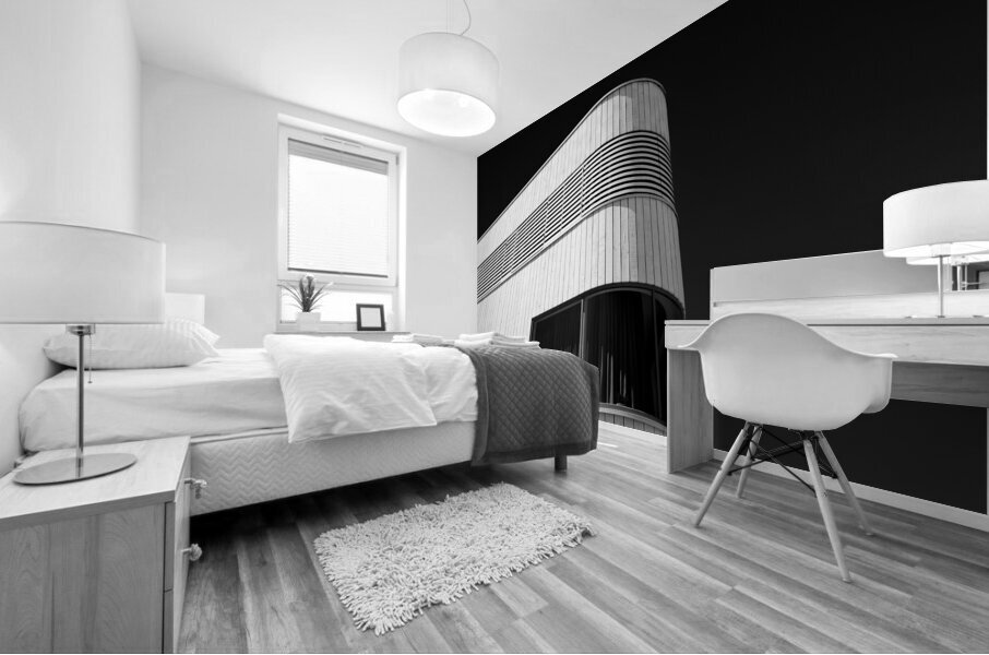 Curved Window Mural print