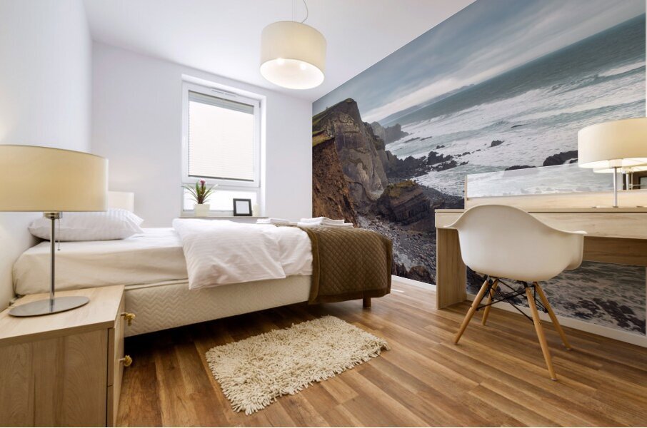 Coastal Walk at Sandymouth Impression murale