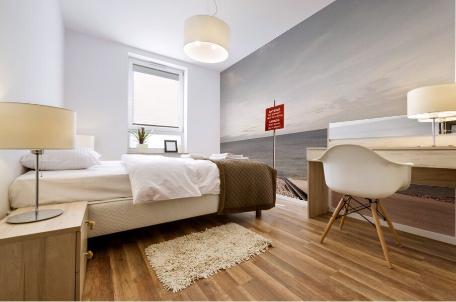 Llandudno Beach Access Sign Mural print