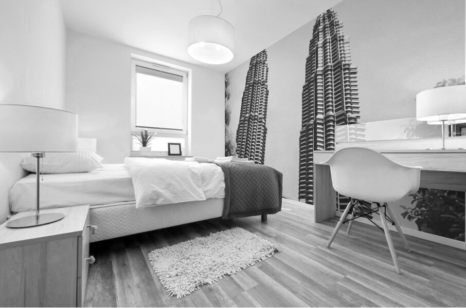 Petronas Towers Infrared Mural print