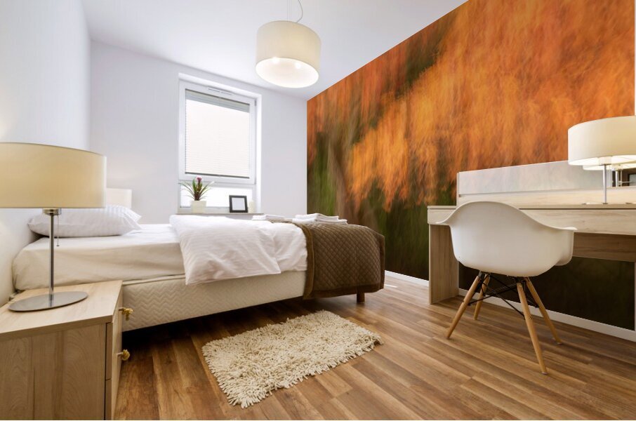 Autumn in Motion Mural print