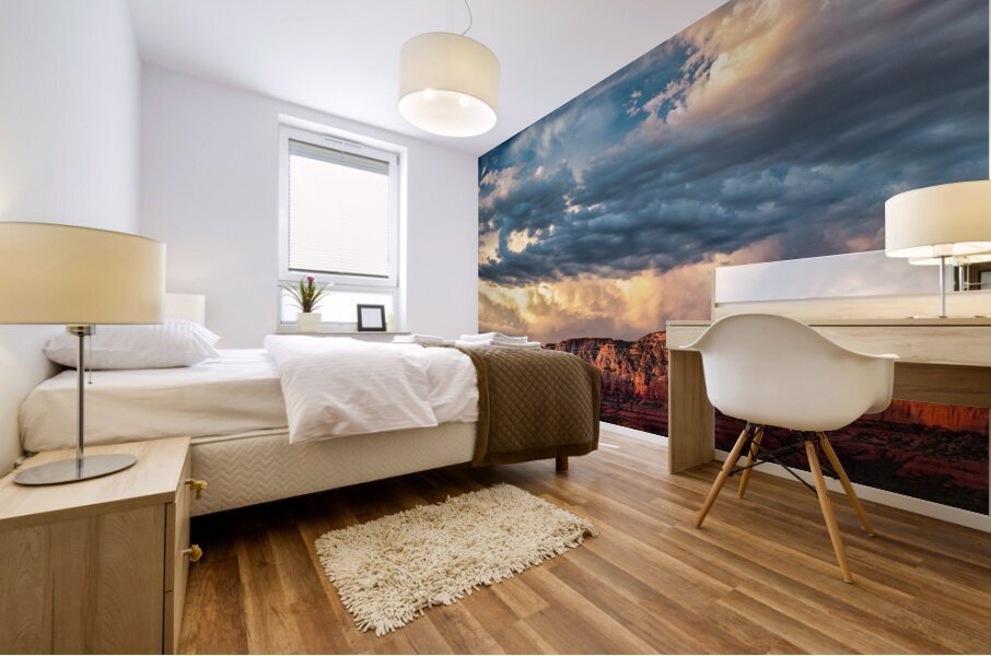 Red Rocks of Sedona Mural print