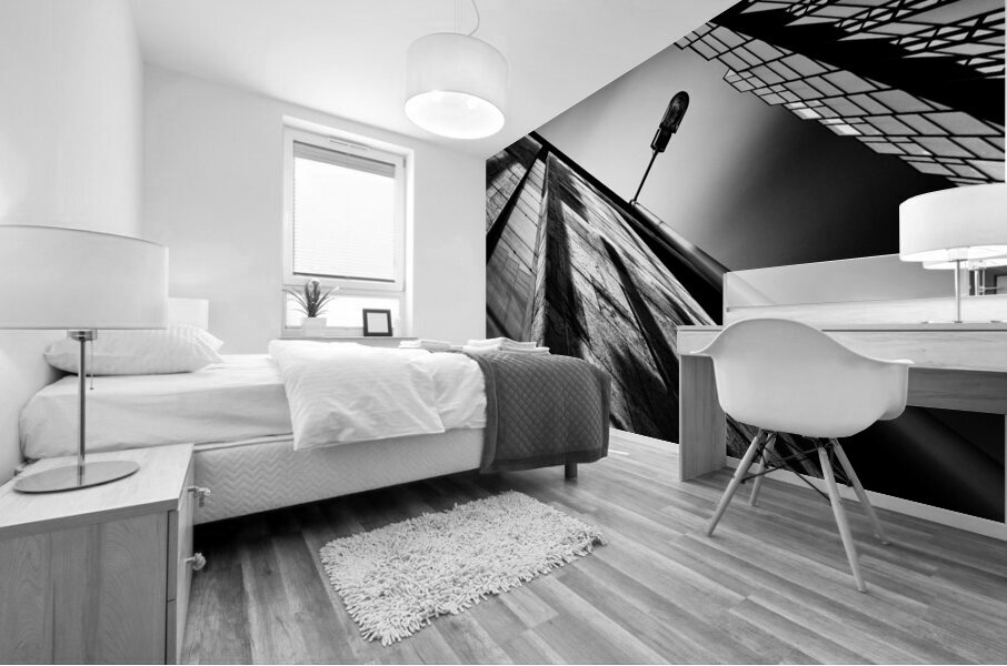 Alley Lamp Mural print