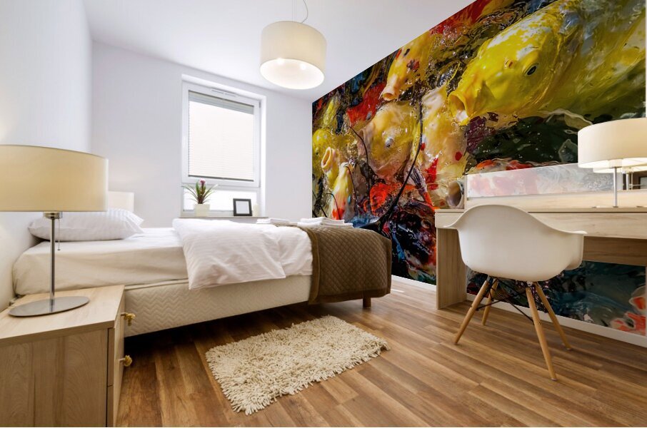 Fish Fight Impression murale