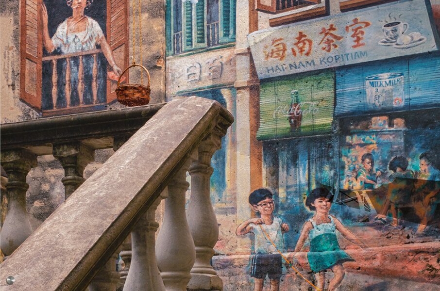 Kwai Chai Hong Mural Impression murale