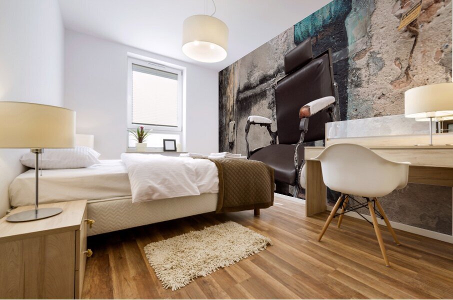 Street Barber Impression murale