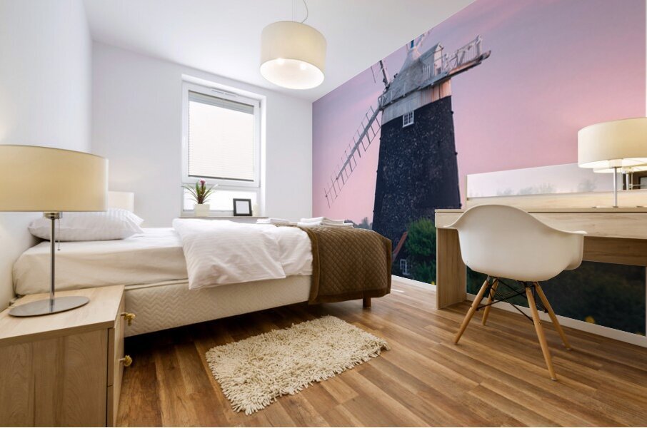 Burnham Overy Staithe Windmill Mural print