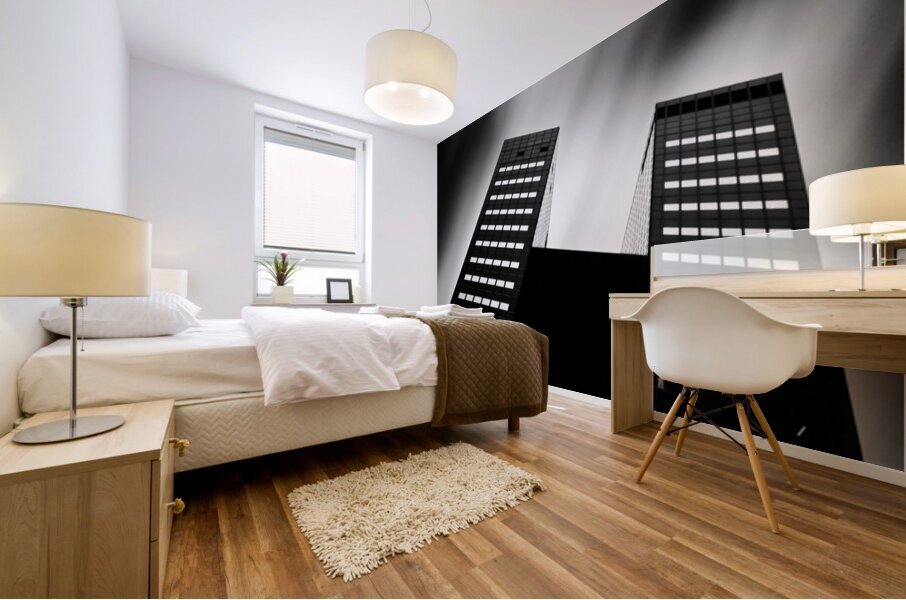 Twin Towers Mural print