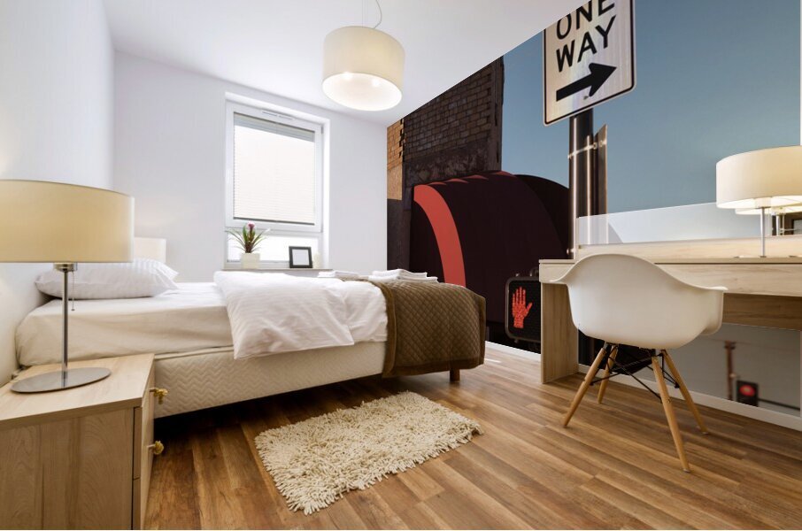 One Way Mural print