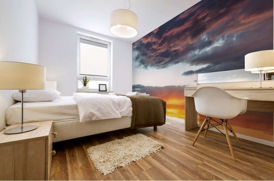 Canyon Sunset Mural print