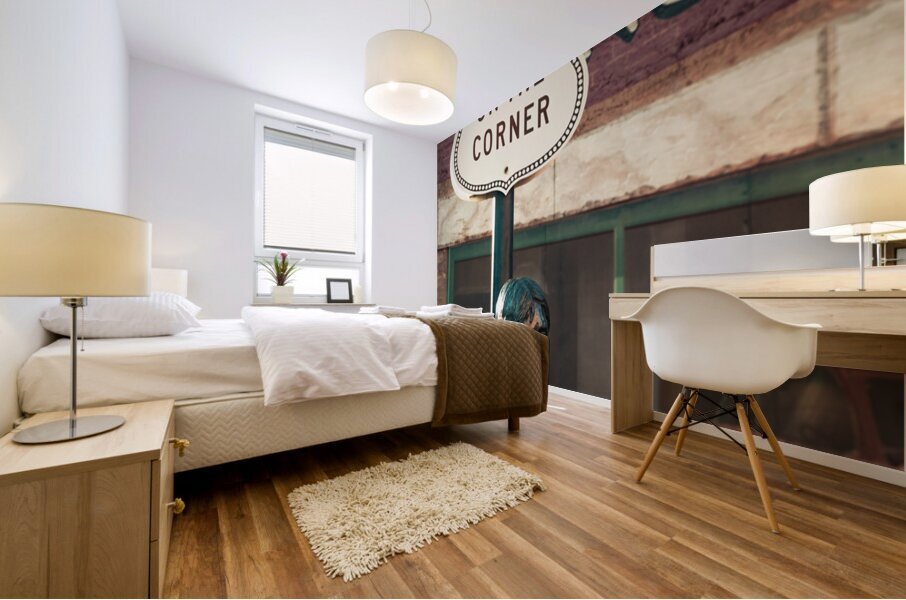 Standin on a Corner Impression murale