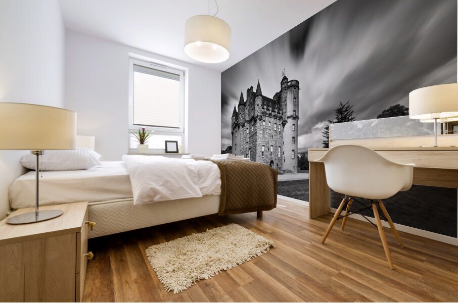 Clouds Over Castle Fraser Impression murale