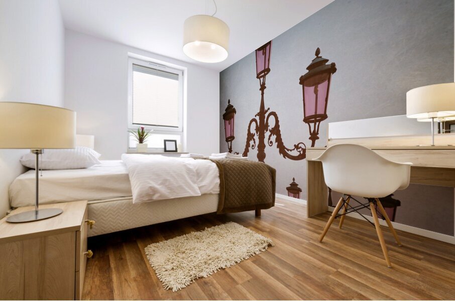 Venetian Lamps Impression murale