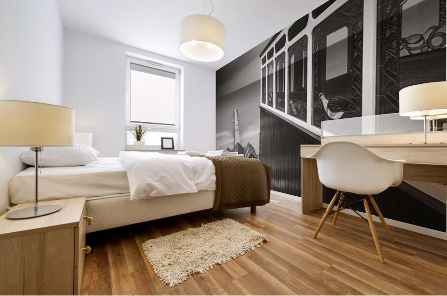 Saltburn Cliff Tramway Mural print