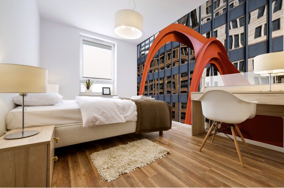 Flamingo Reflections Impression murale