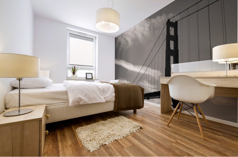 Golden Gate Silhouette Mural print