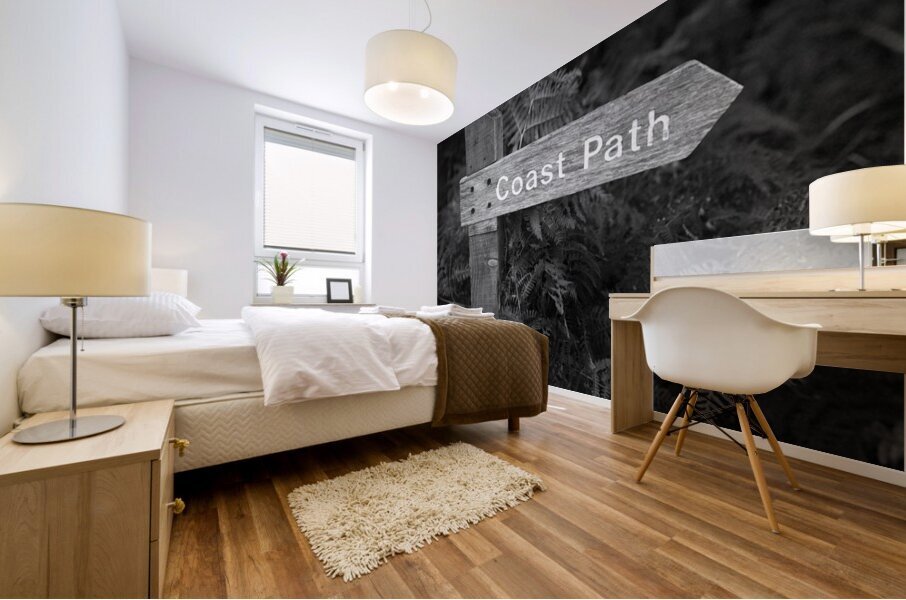 Coast Path Sign Impression murale