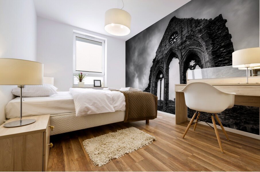 Valle Crucis Abbey Mural print