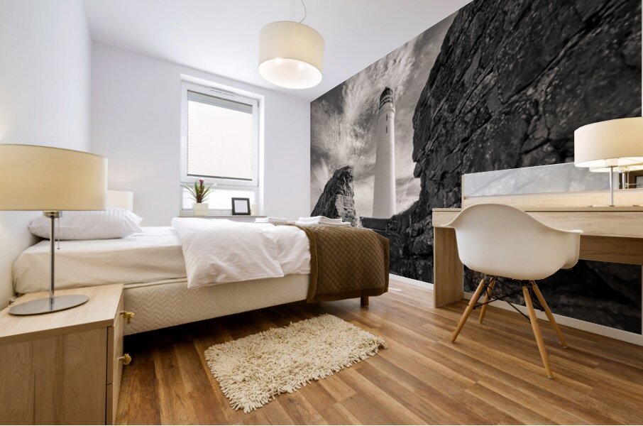 Steps to Scurdie Ness Impression murale