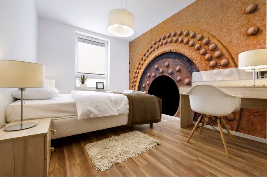 Rivets and Holes Mural print