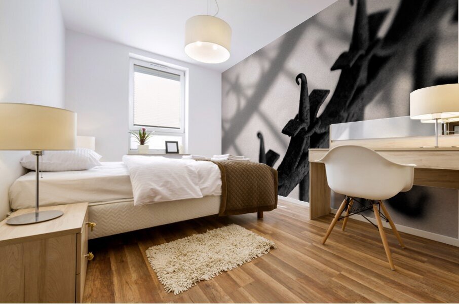 Rusty Railings Mural print