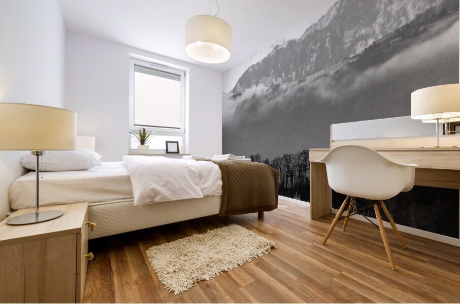 Lake Lucerne Boats Impression murale