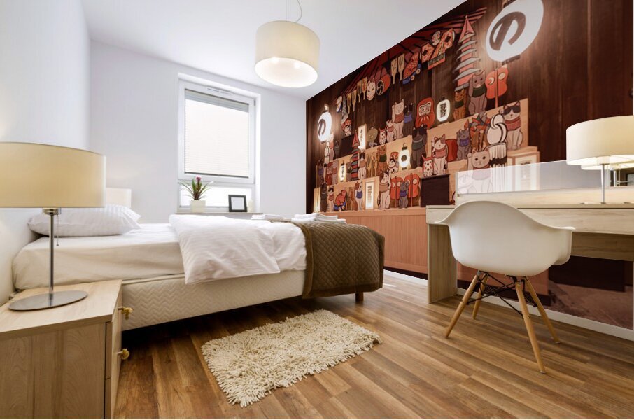 Lucky Charms in Asakusa Impression murale