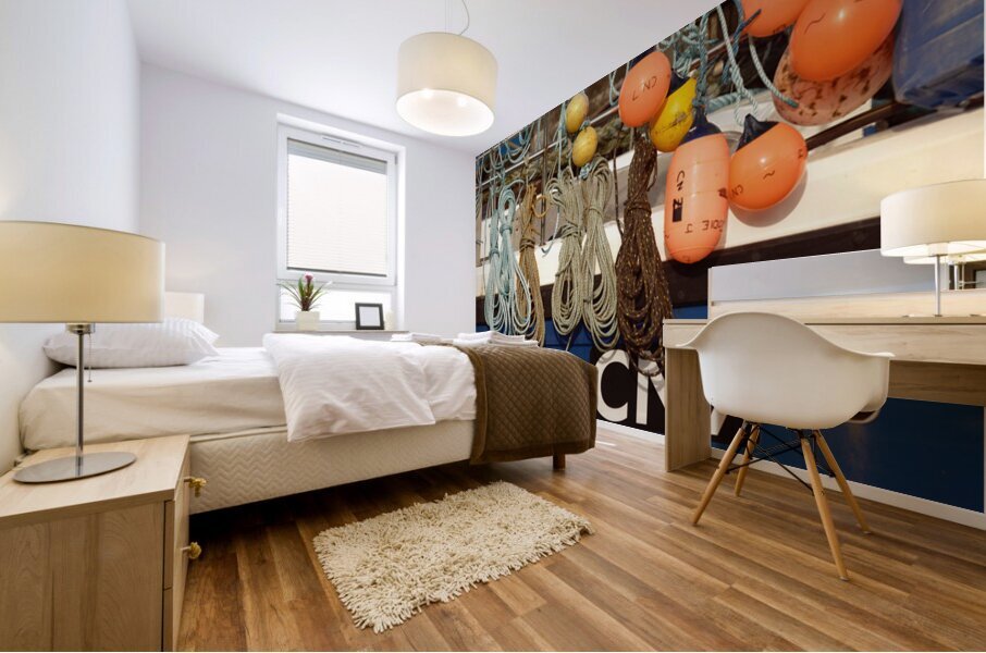 Ropes and Floats Mural print