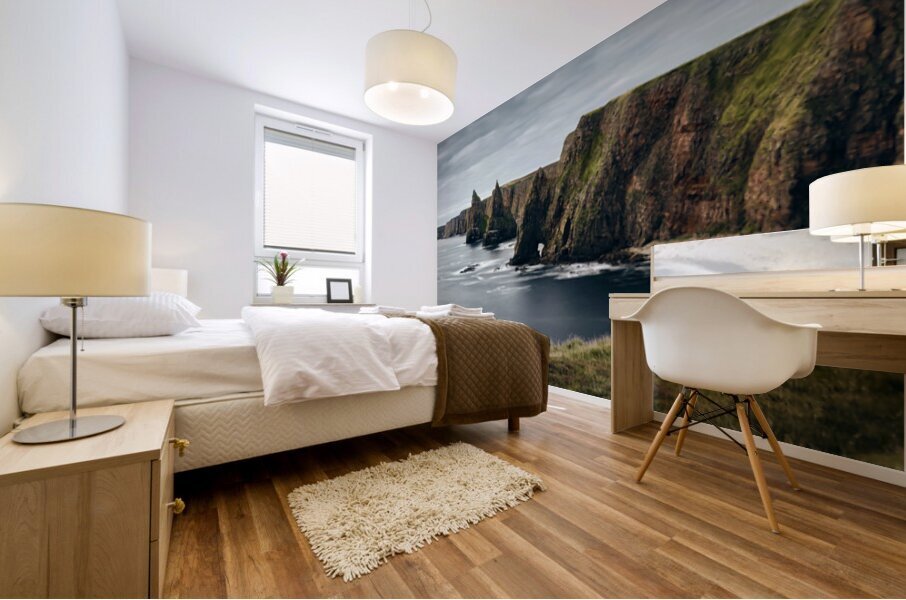 Duncansby Coastline and Stacks Mural print