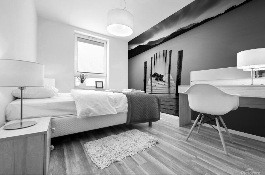 Derwent Water Jetty Impression murale