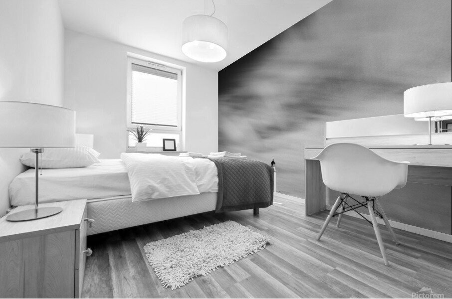 Clouds Over Rattray Head Lighthouse Mural print