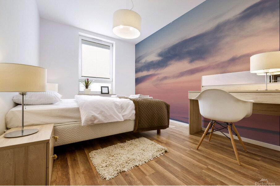 Crescent Moon Over North Uist Impression murale