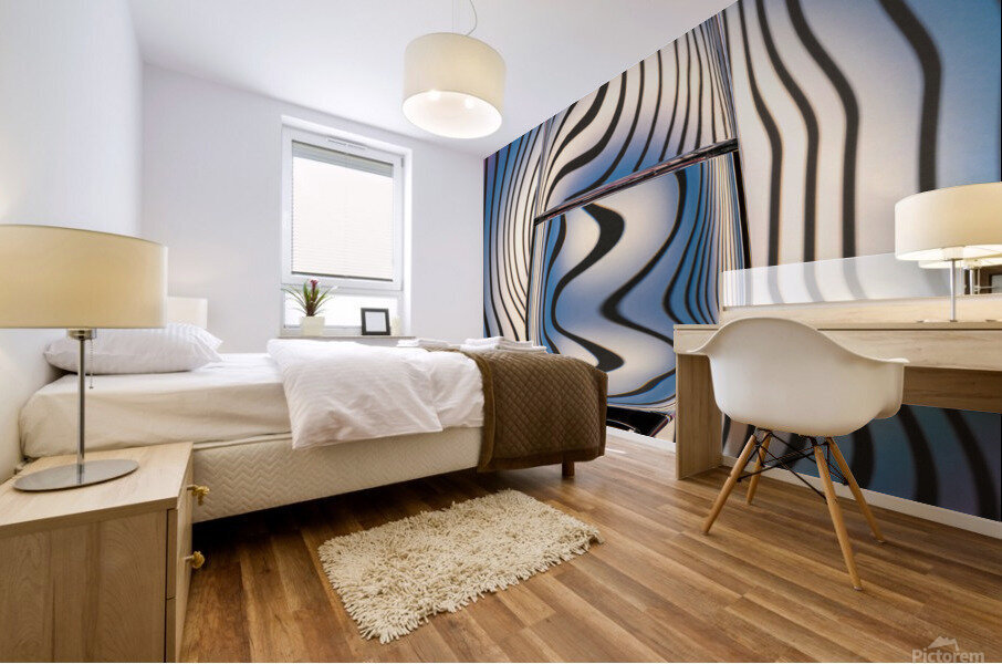 Waves Glass Impression murale