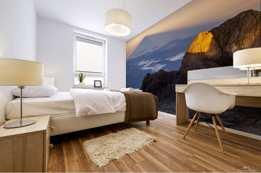 Mount Kinabalu Sunrise Impression murale