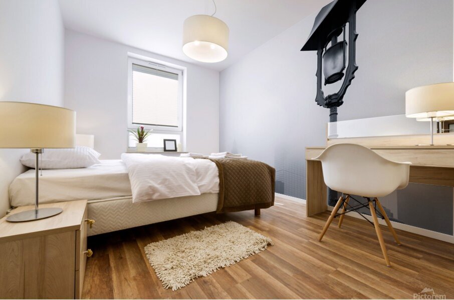 Misty City Mural print