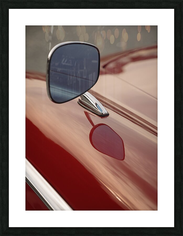 Volvo P1800 Wing Mirror Impression et Cadre photo