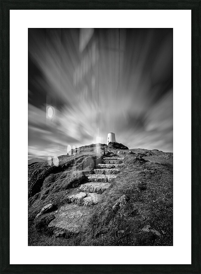 Path to Twr Mawr Lighthouse Picture Frame print