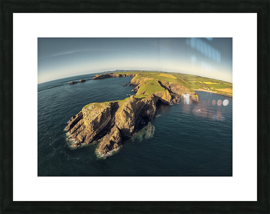 Abereiddi Tower Picture Frame print