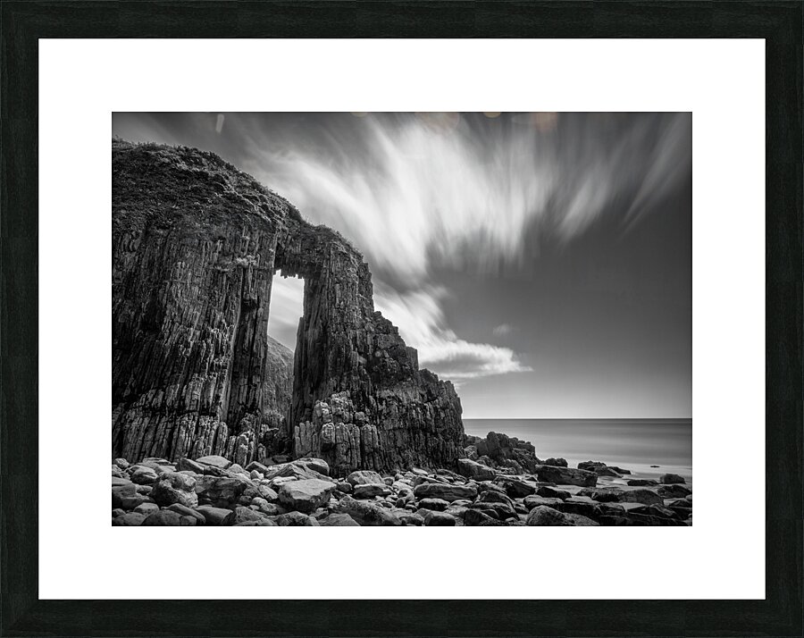 Church Door Cove Picture Frame print