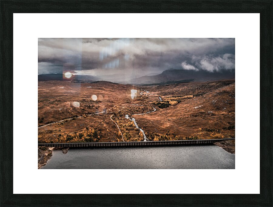 Cluanie Dam Impression et Cadre photo