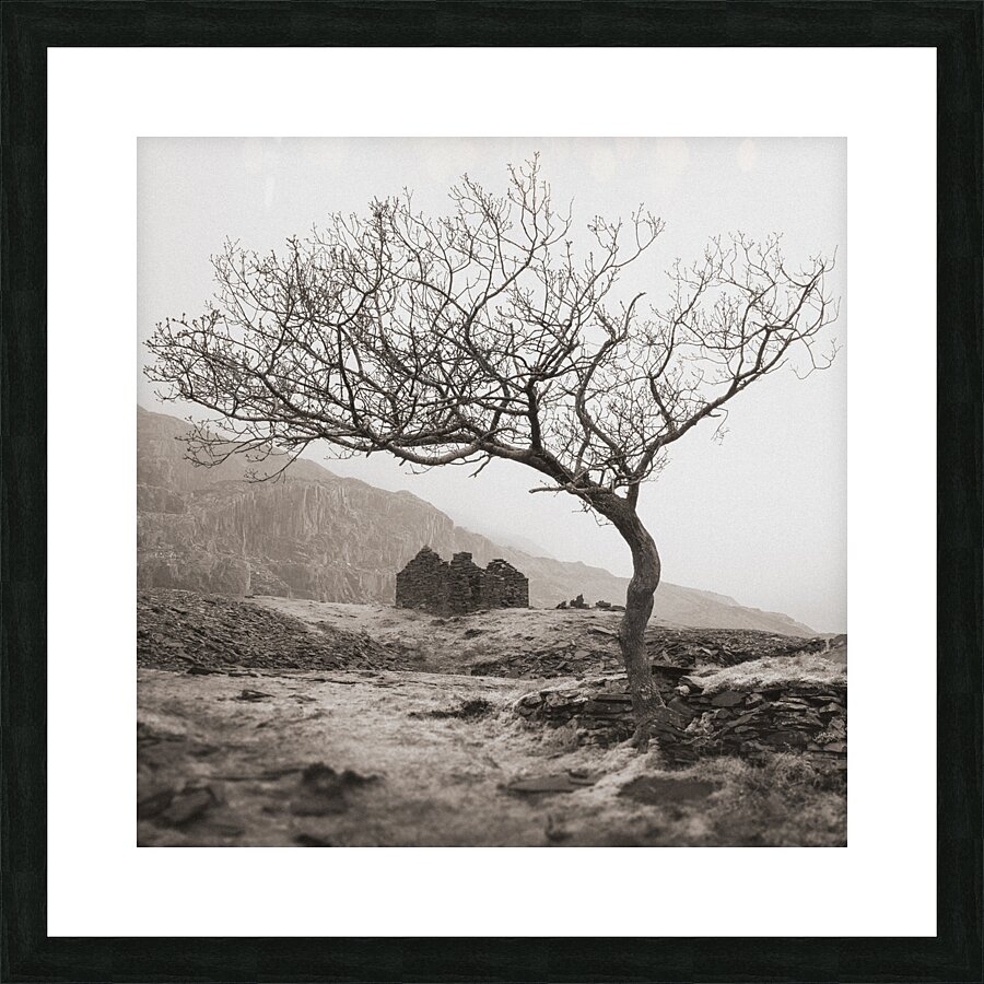 Dinorwic Quarry Ruin Picture Frame print