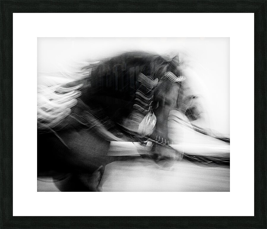 City Horses Picture Frame print