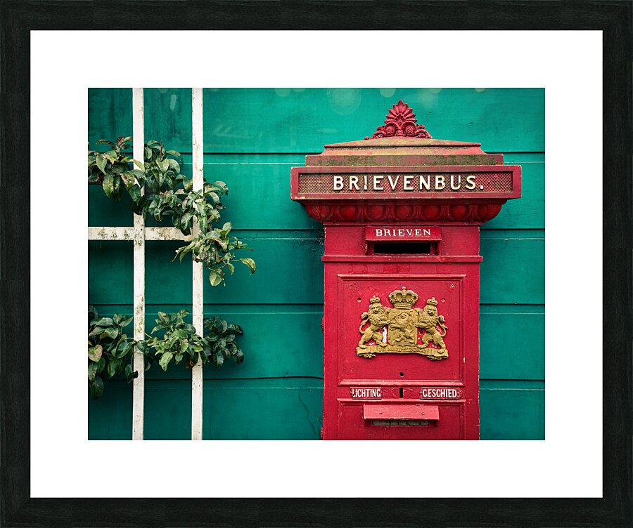 Old Dutch Postbox Impression et Cadre photo