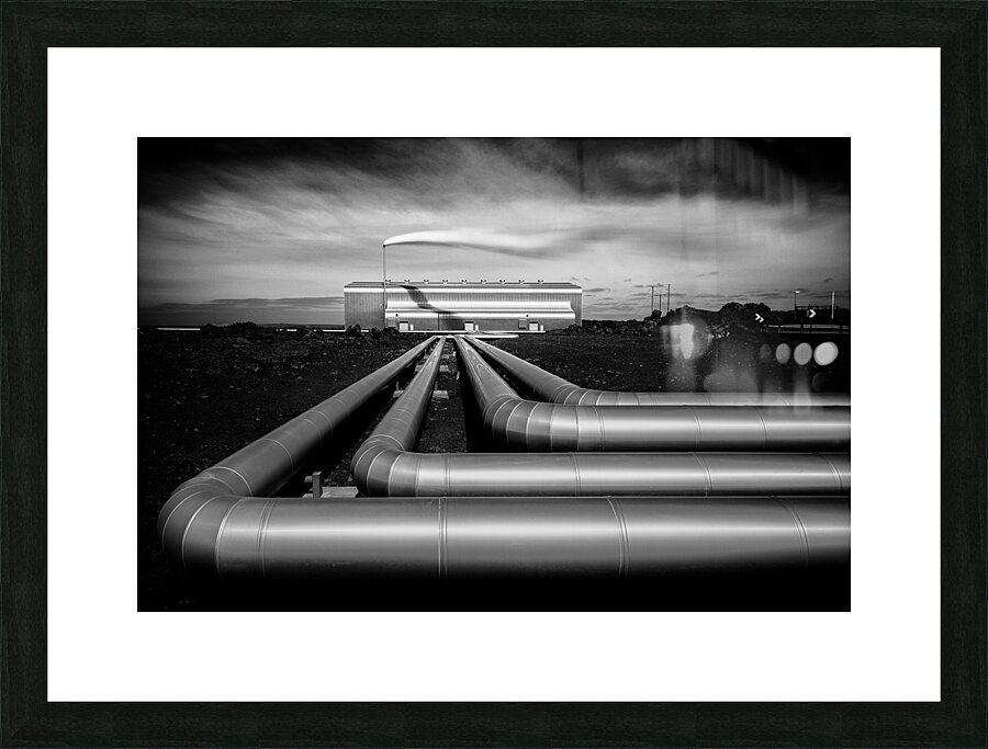Reykjanesvirkjun Picture Frame print