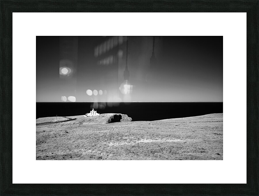 Stoer Lighthouse Infrared Picture Frame print