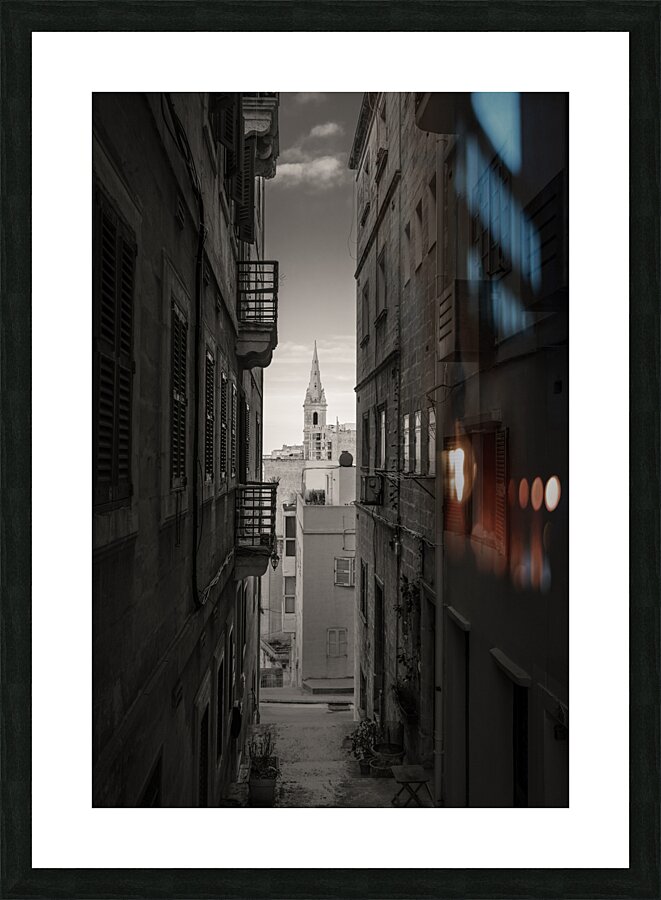 Backstreets of Valletta Impression et Cadre photo