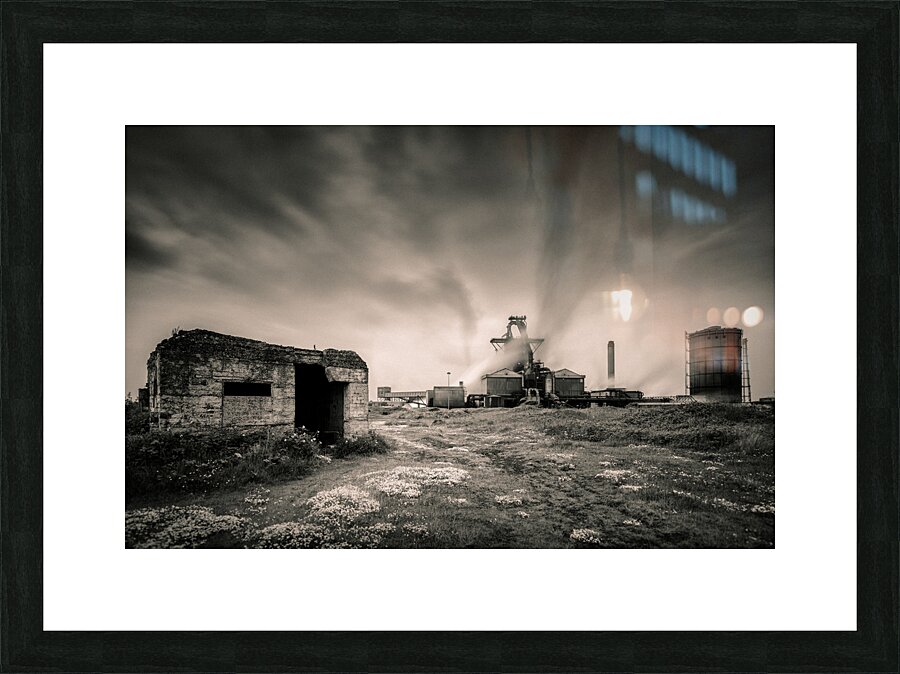 Teesside Steelworks II Picture Frame print