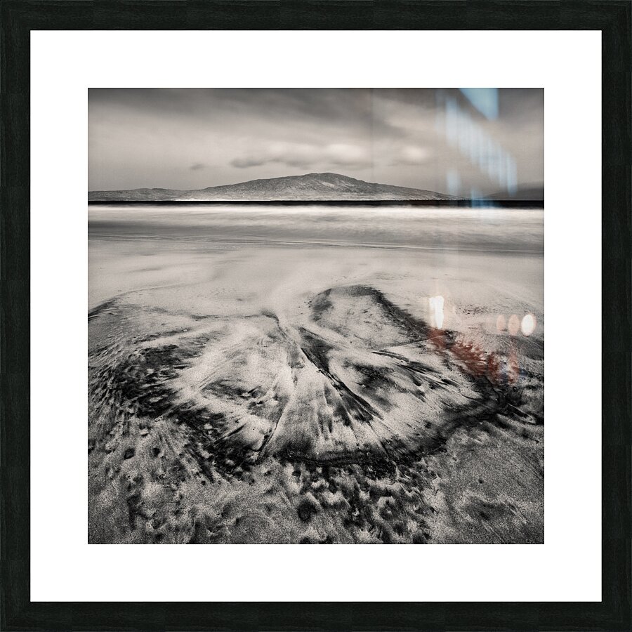Luskentyre Beach Patterns Picture Frame print