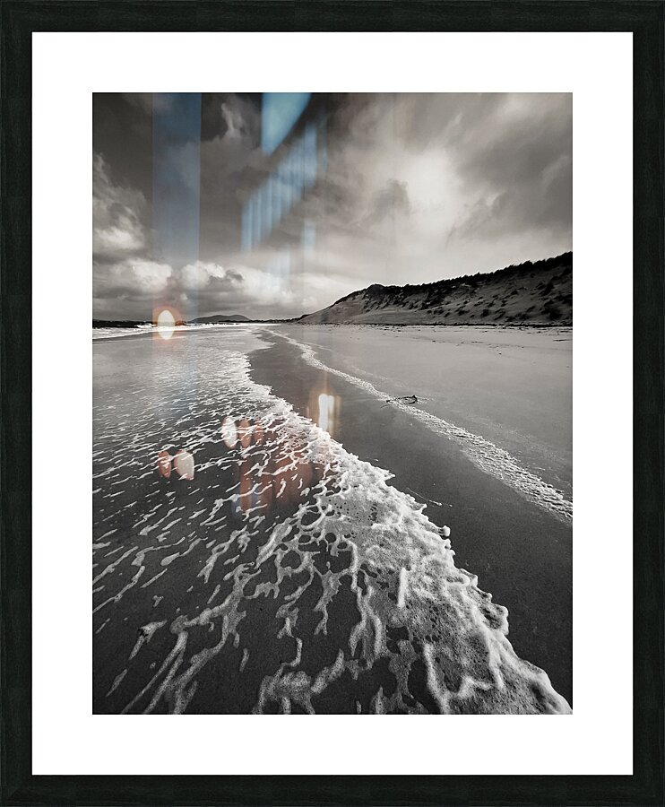 Berneray West Beach Shoreline Picture Frame print