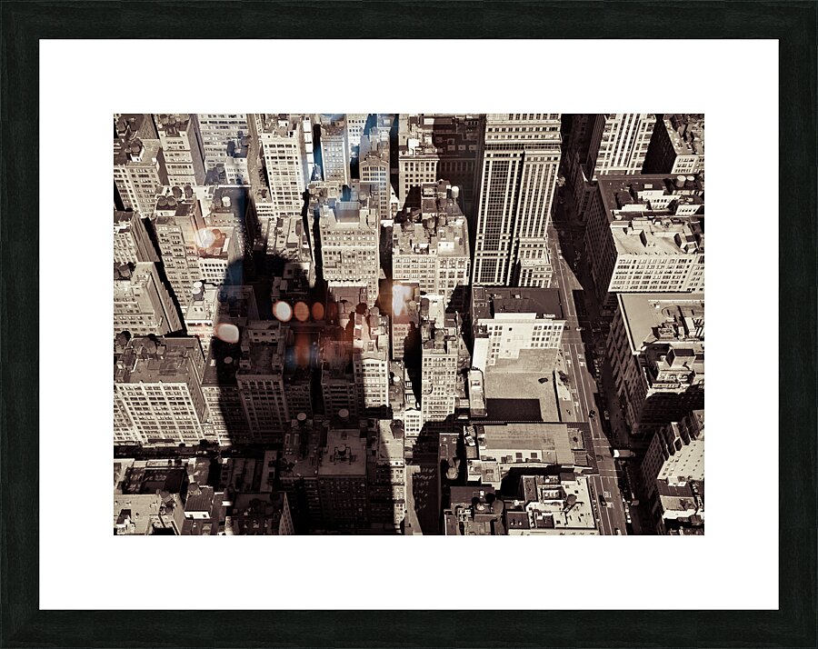 New York Shadow Picture Frame print